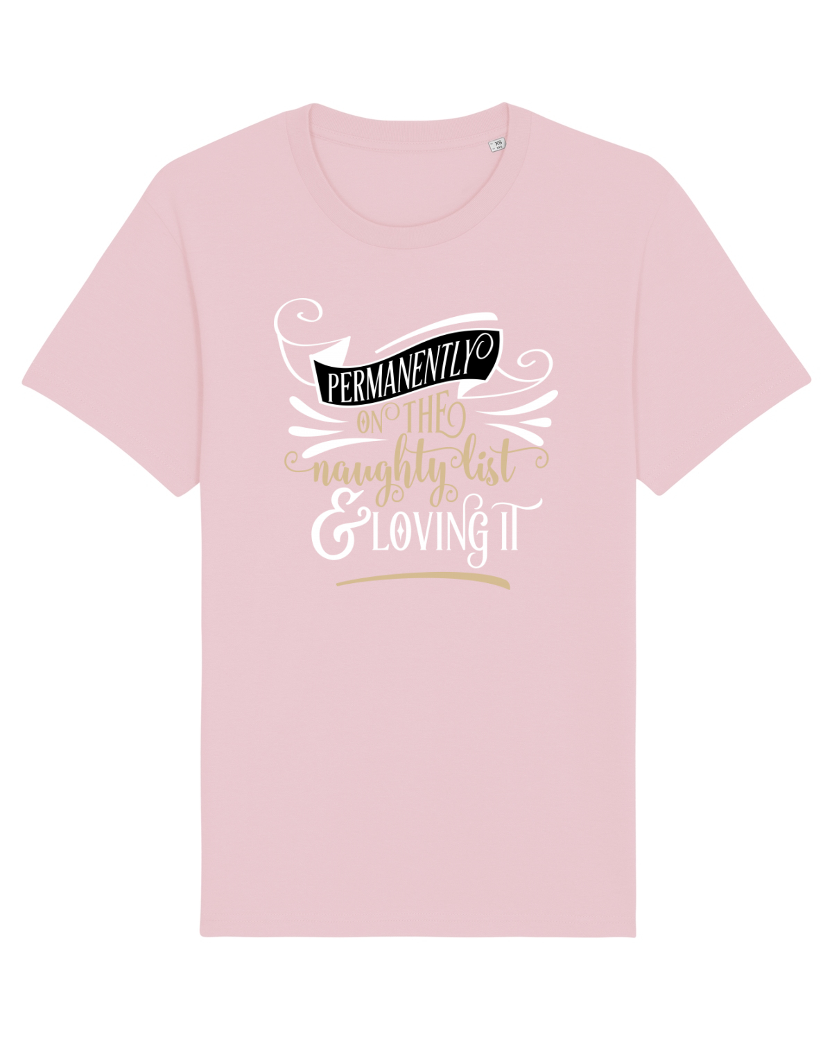 Tricou mânecă scurtă Unisex Rocker Cotton Pink