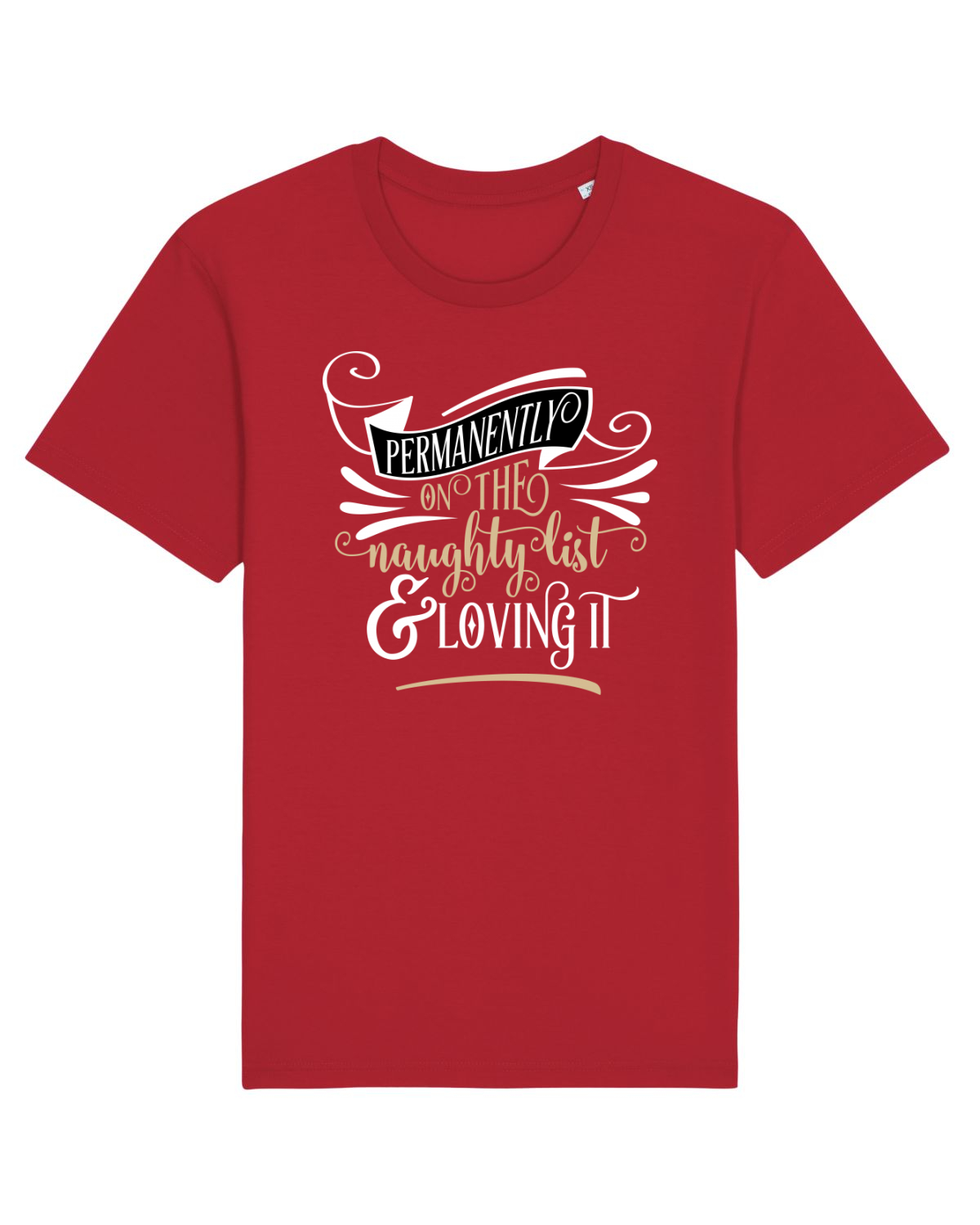 Tricou mânecă scurtă Unisex Rocker Red