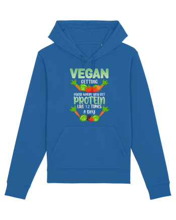 Vegan Protein Funny Royal Blue