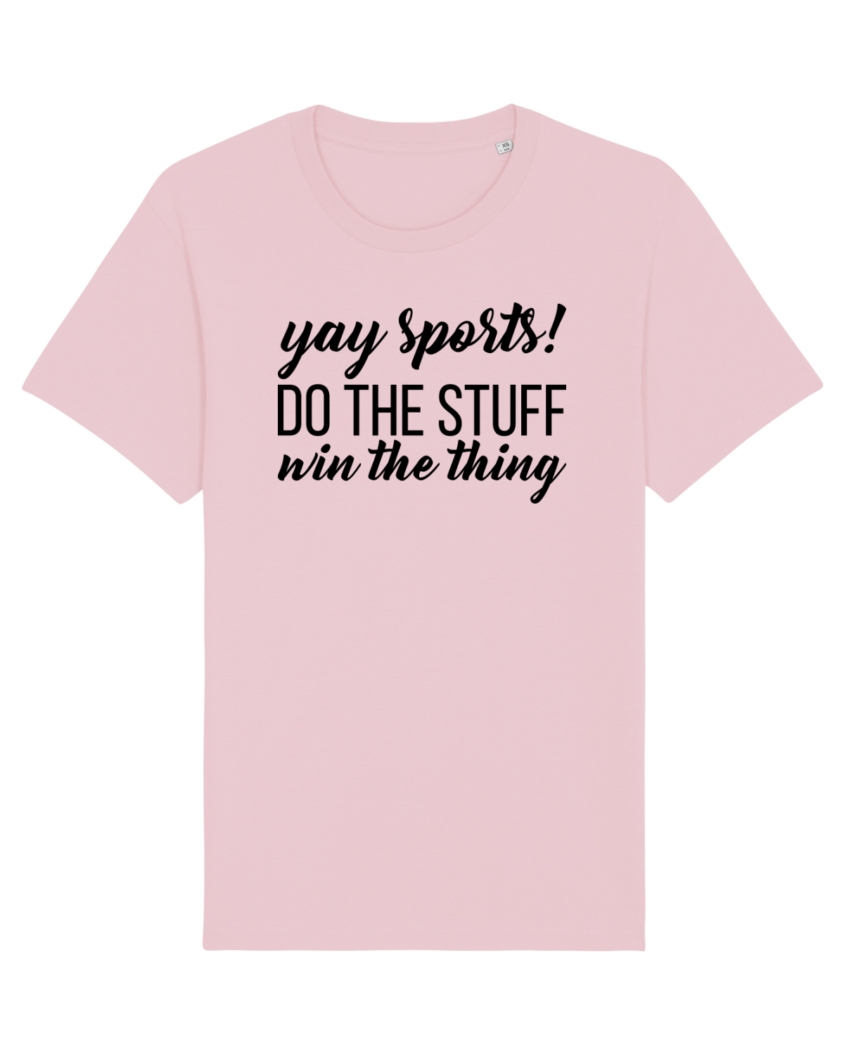 Tricou mânecă scurtă Unisex Rocker Cotton Pink