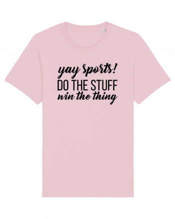 Yay Sports Funny Cotton Pink