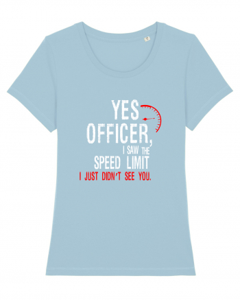 Yes Officer Sky Blue
