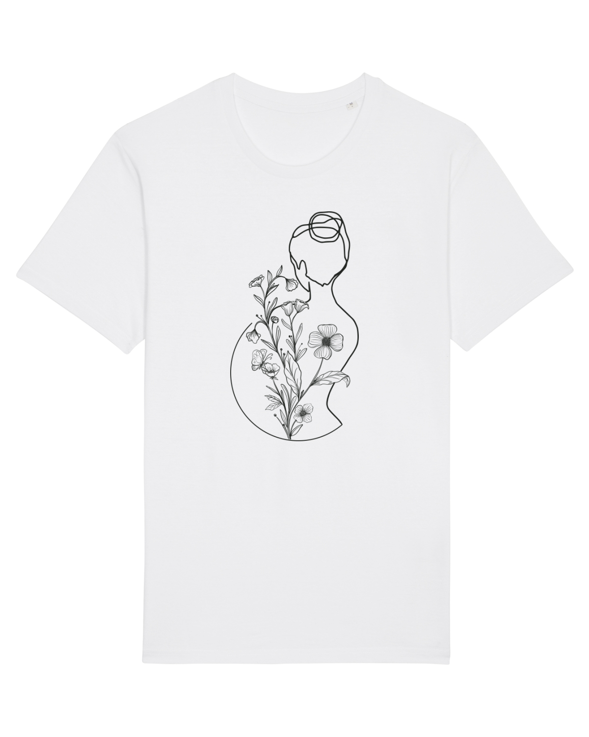 Tricou mânecă scurtă Unisex Rocker White