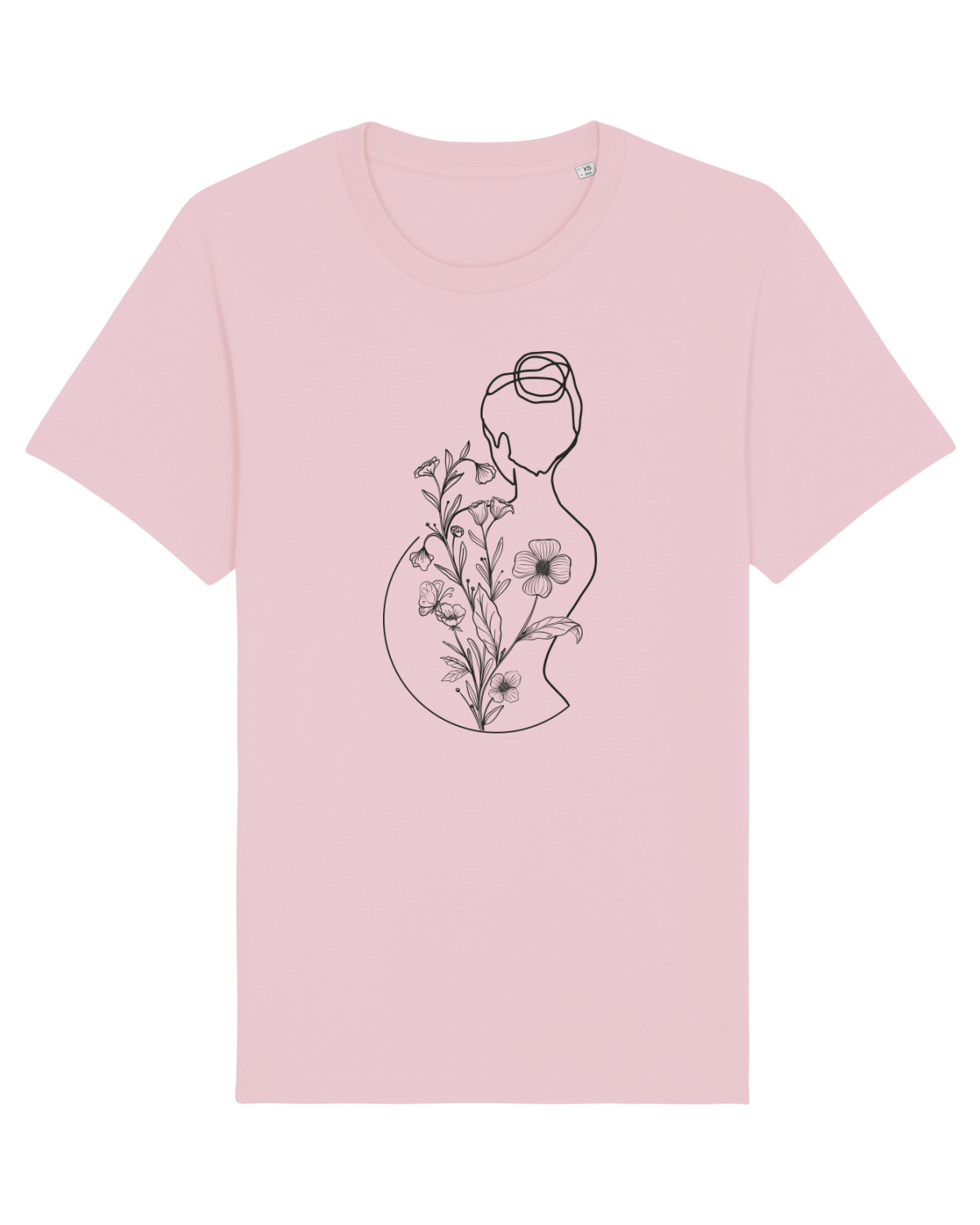Tricou mânecă scurtă Unisex Rocker Cotton Pink