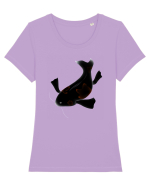 Serendipity Tricou mânecă scurtă guler larg fitted Damă Expresser