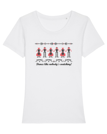 dance like nobody's watching White