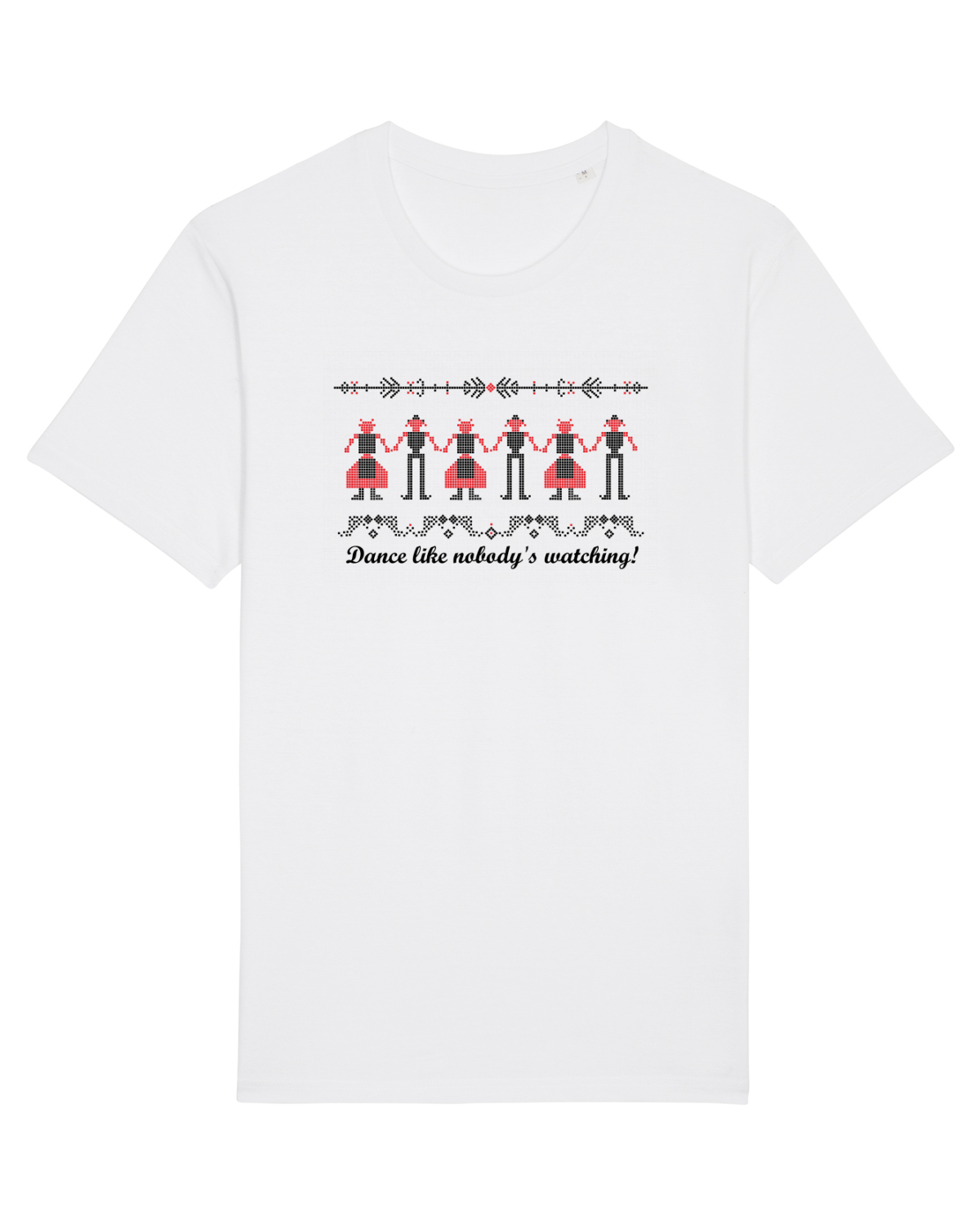 Tricou mânecă scurtă Unisex Rocker White