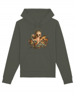 OctoSkull - octopus + skull - caracatita craniu Hanorac Unisex Drummer