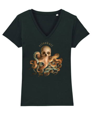 OctoSkull - octopus + skull - caracatita craniu Black