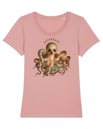 OctoSkull - octopus + skull - caracatita craniu Canyon Pink