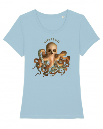 OctoSkull - octopus + skull - caracatita craniu Sky Blue