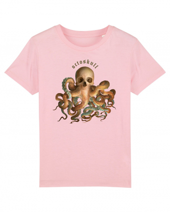 OctoSkull - octopus + skull - caracatita craniu Cotton Pink