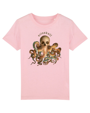 OctoSkull - octopus + skull - caracatita craniu Cotton Pink