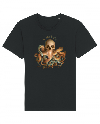 OctoSkull - octopus + skull - caracatita craniu Black