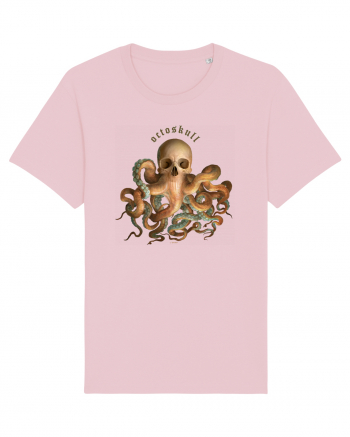 OctoSkull - octopus + skull - caracatita craniu Cotton Pink