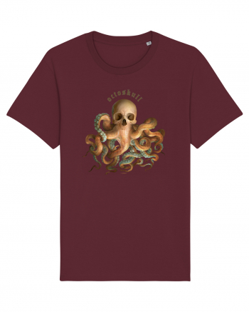 OctoSkull - octopus + skull - caracatita craniu Burgundy
