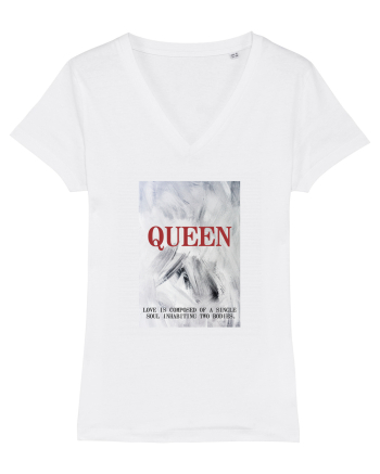 Tricou SOUL QUEEN White