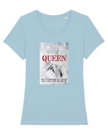 Tricou SOUL QUEEN Sky Blue
