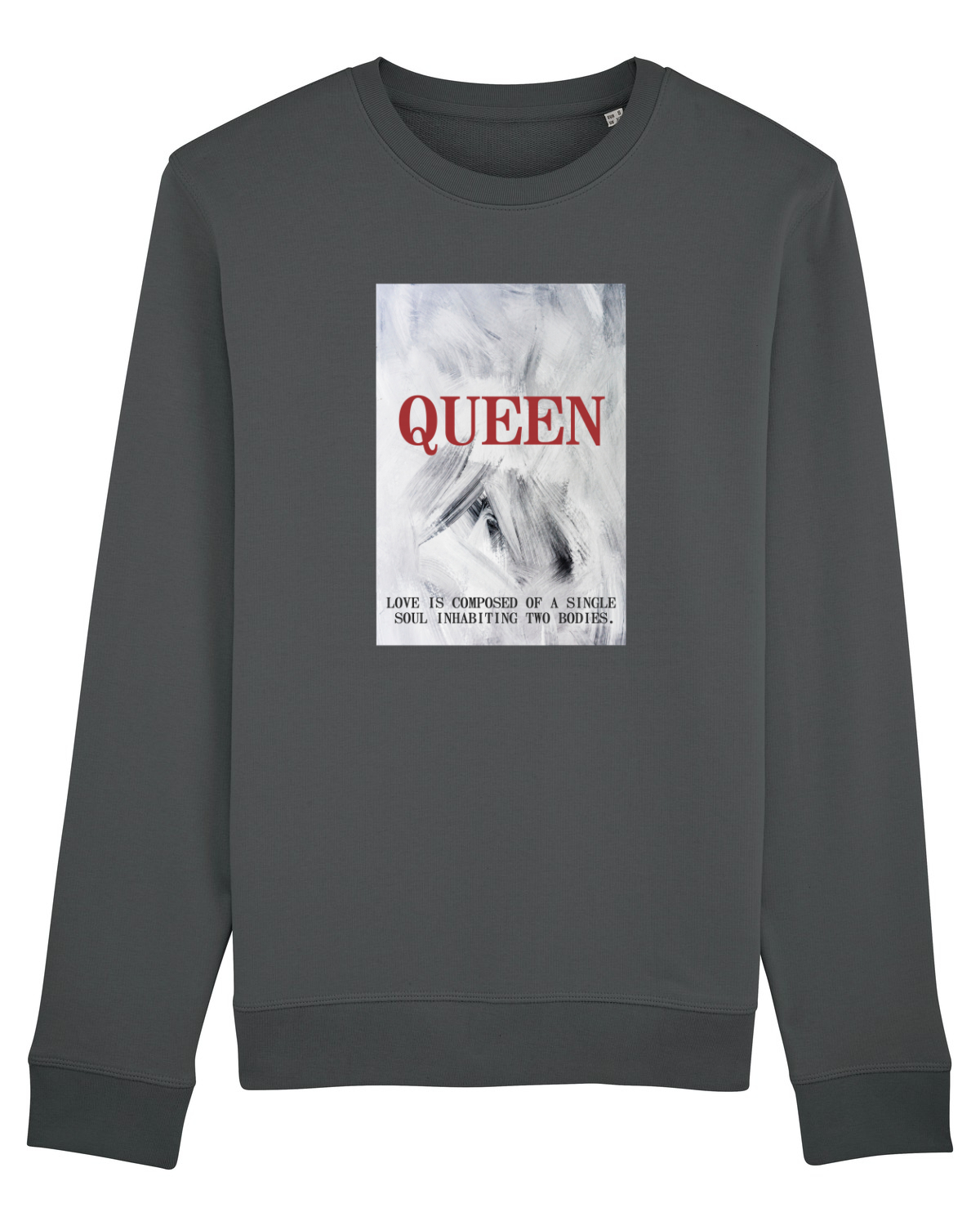 Bluză mânecă lungă Unisex Rise Anthracite