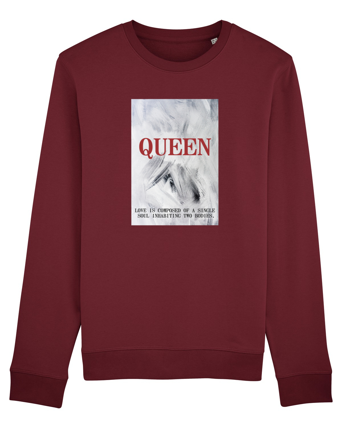 Bluză mânecă lungă Unisex Rise Burgundy