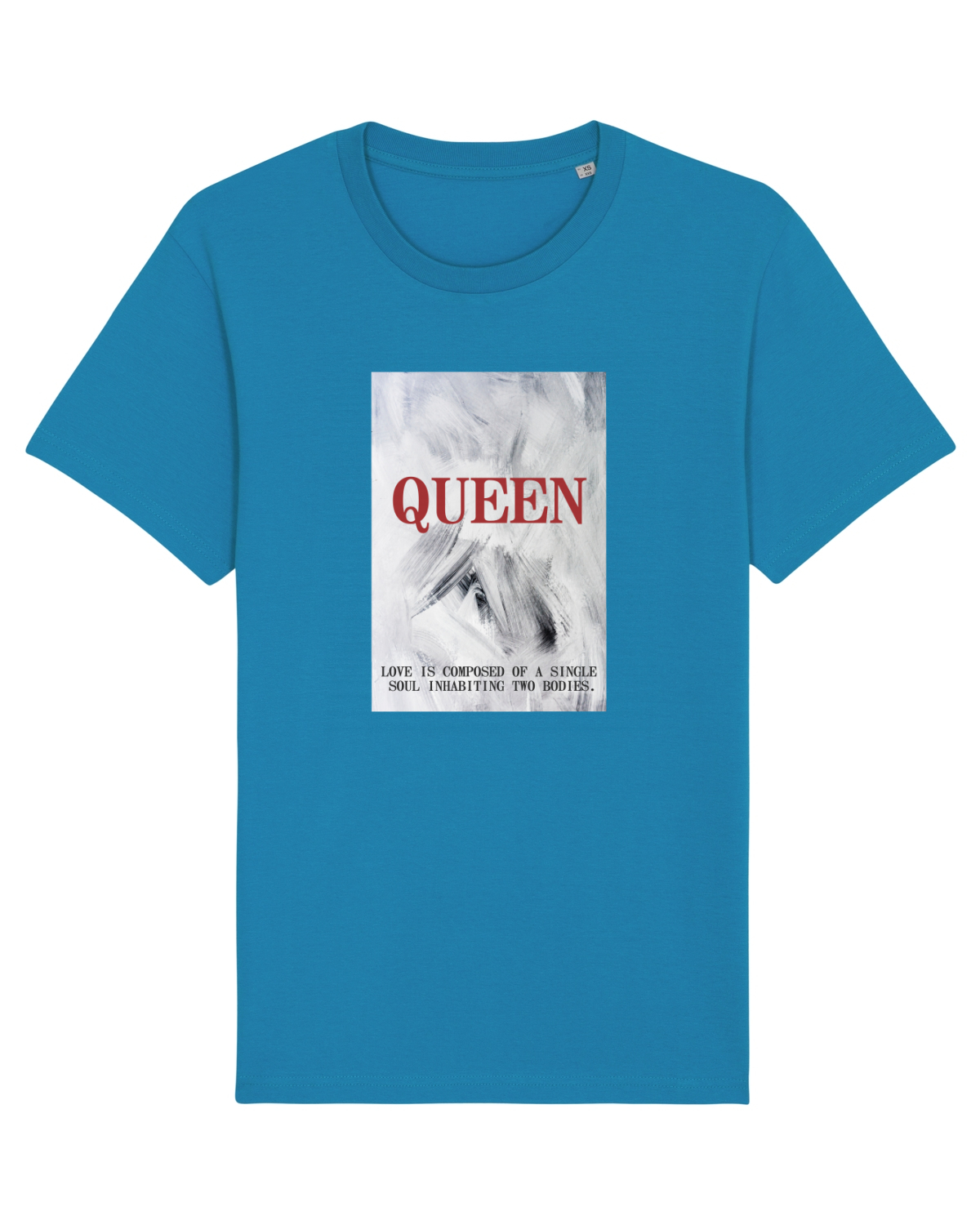 Tricou mânecă scurtă Unisex Rocker Azur