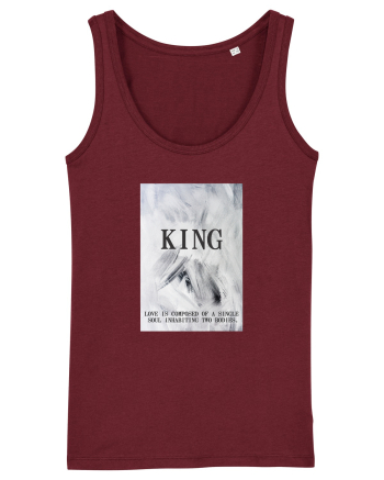 Tricou SOUL KING Burgundy