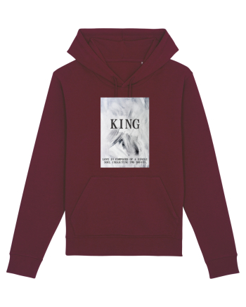 Tricou SOUL KING Burgundy