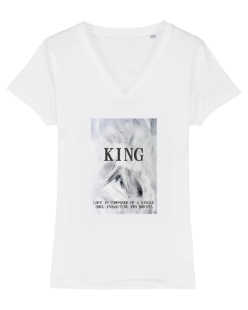 Tricou SOUL KING White