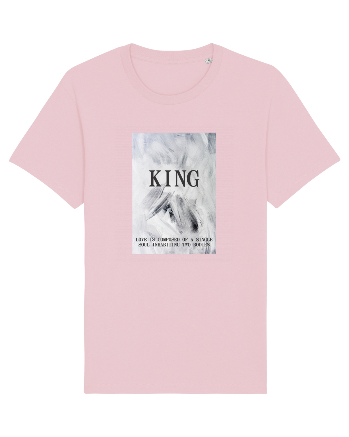 Tricou mânecă scurtă Unisex Rocker Cotton Pink