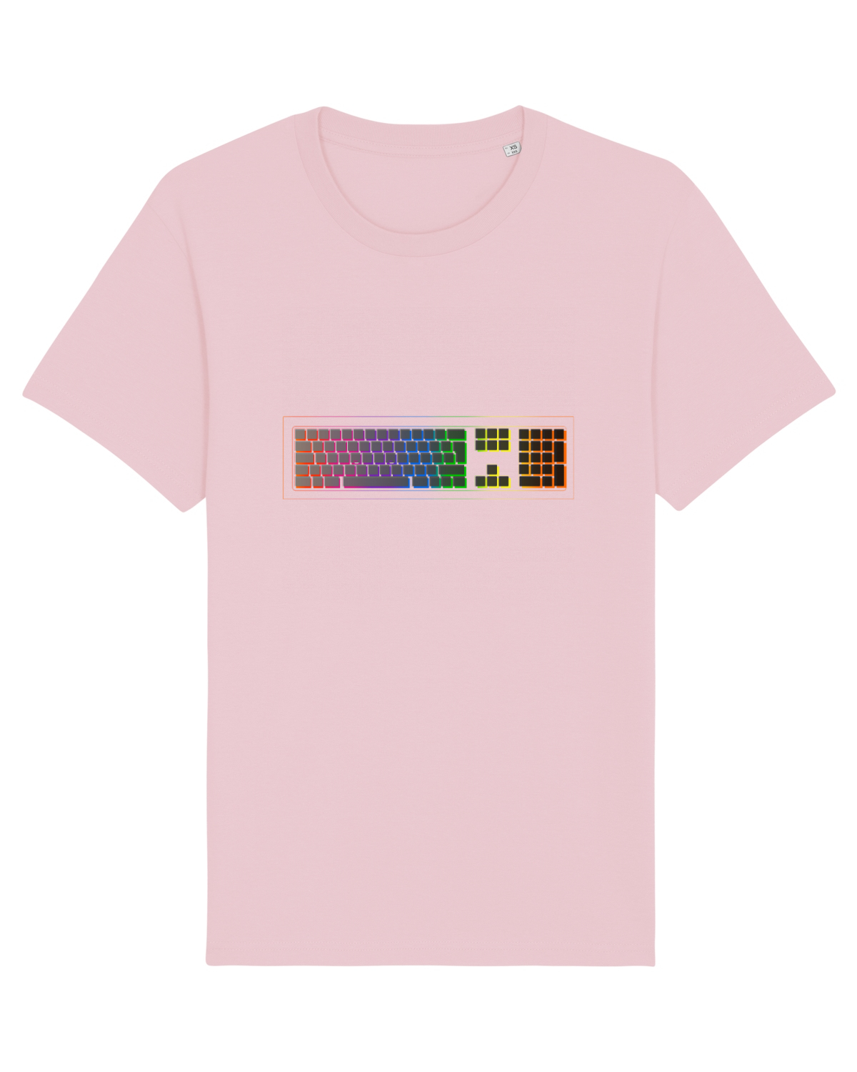 Tricou mânecă scurtă Unisex Rocker Cotton Pink