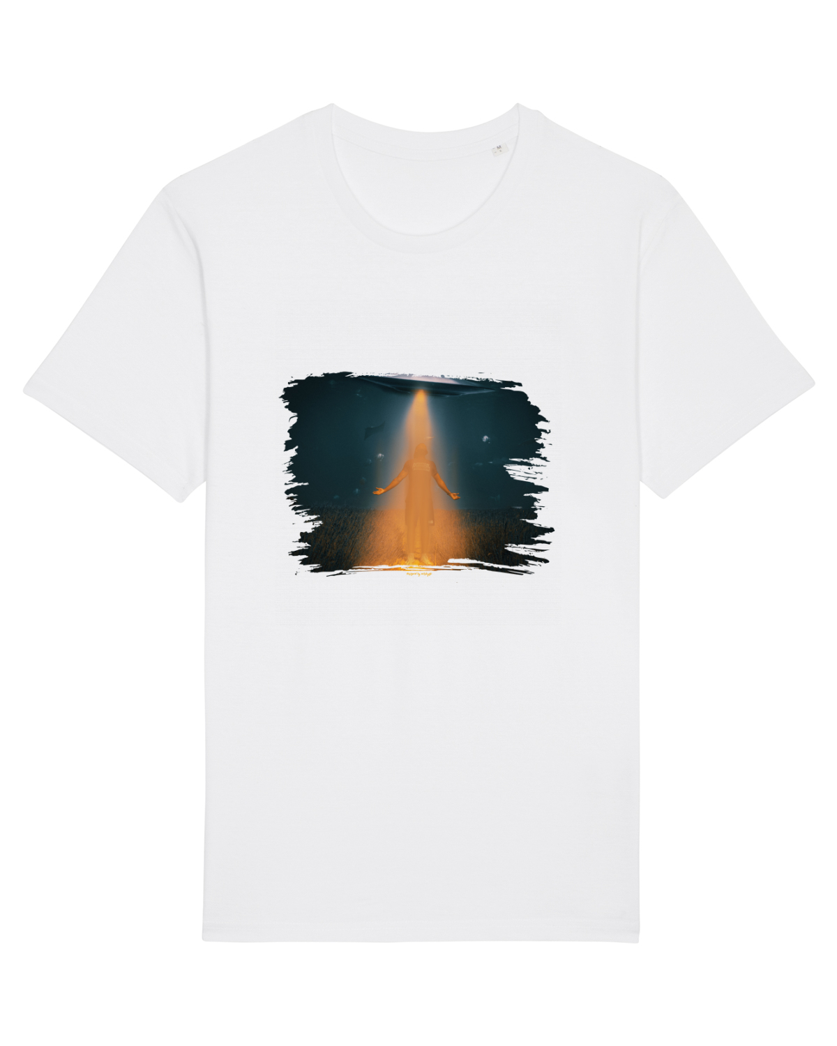 Tricou mânecă scurtă Unisex Rocker White