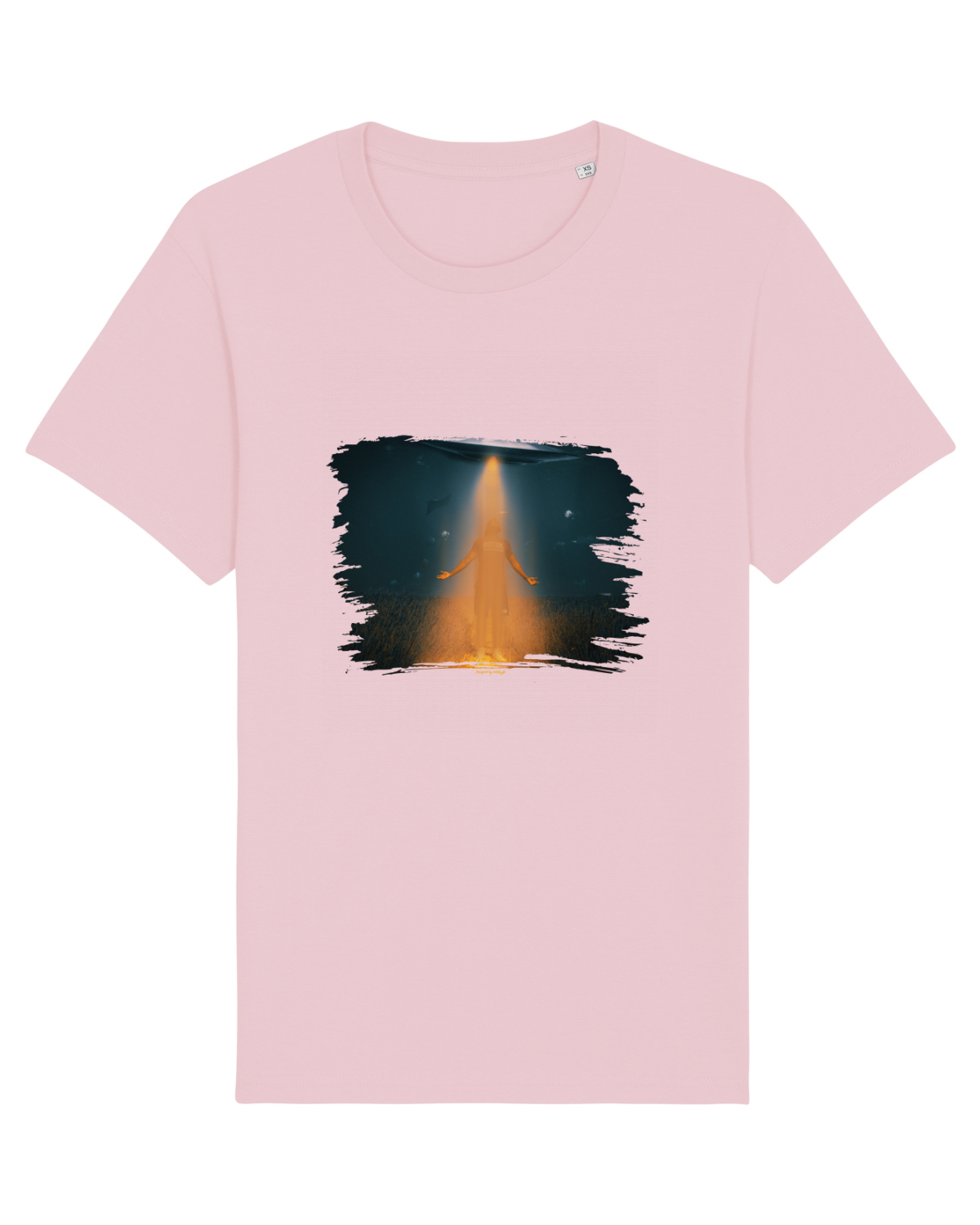 Tricou mânecă scurtă Unisex Rocker Cotton Pink