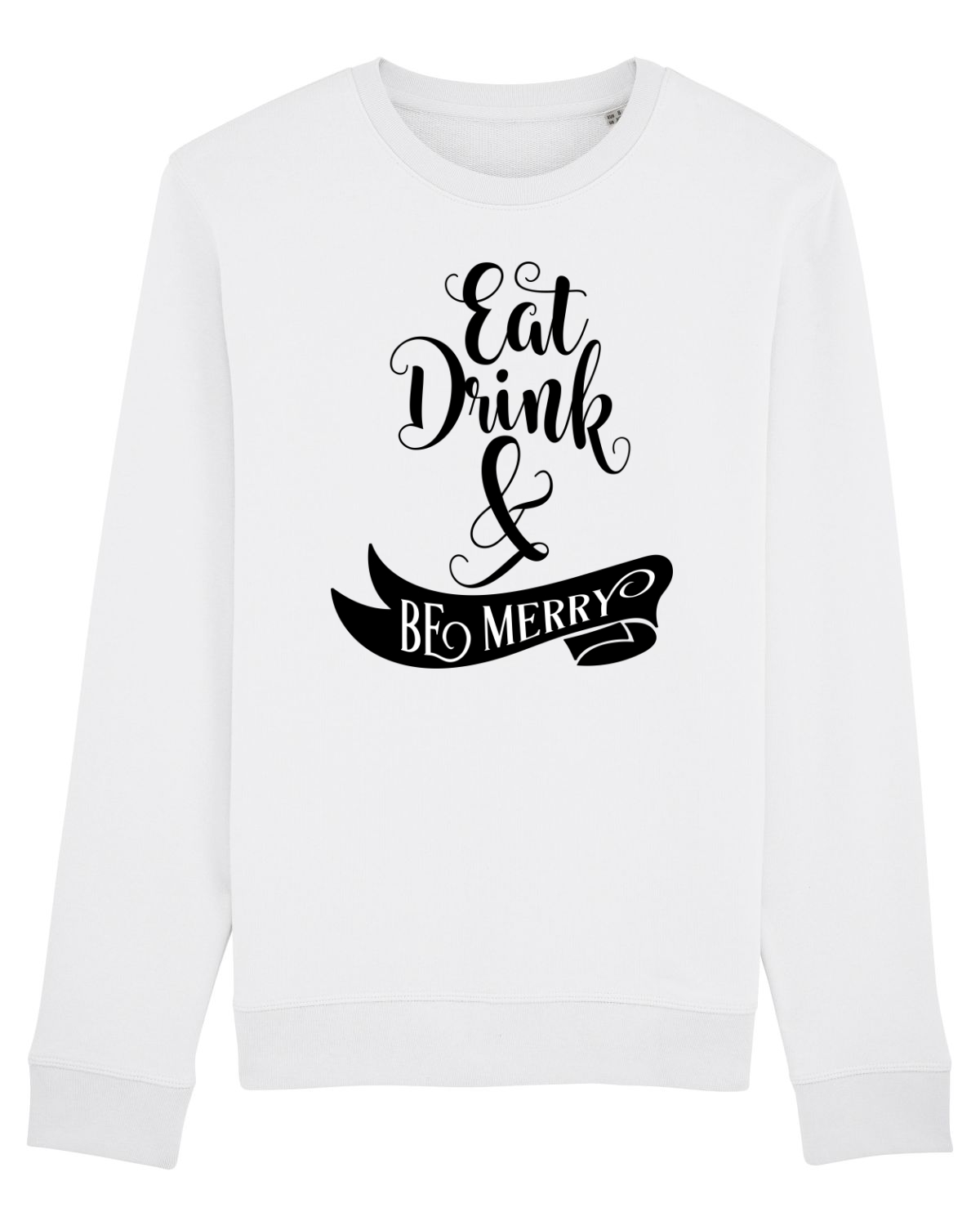 Bluză mânecă lungă Unisex Rise White