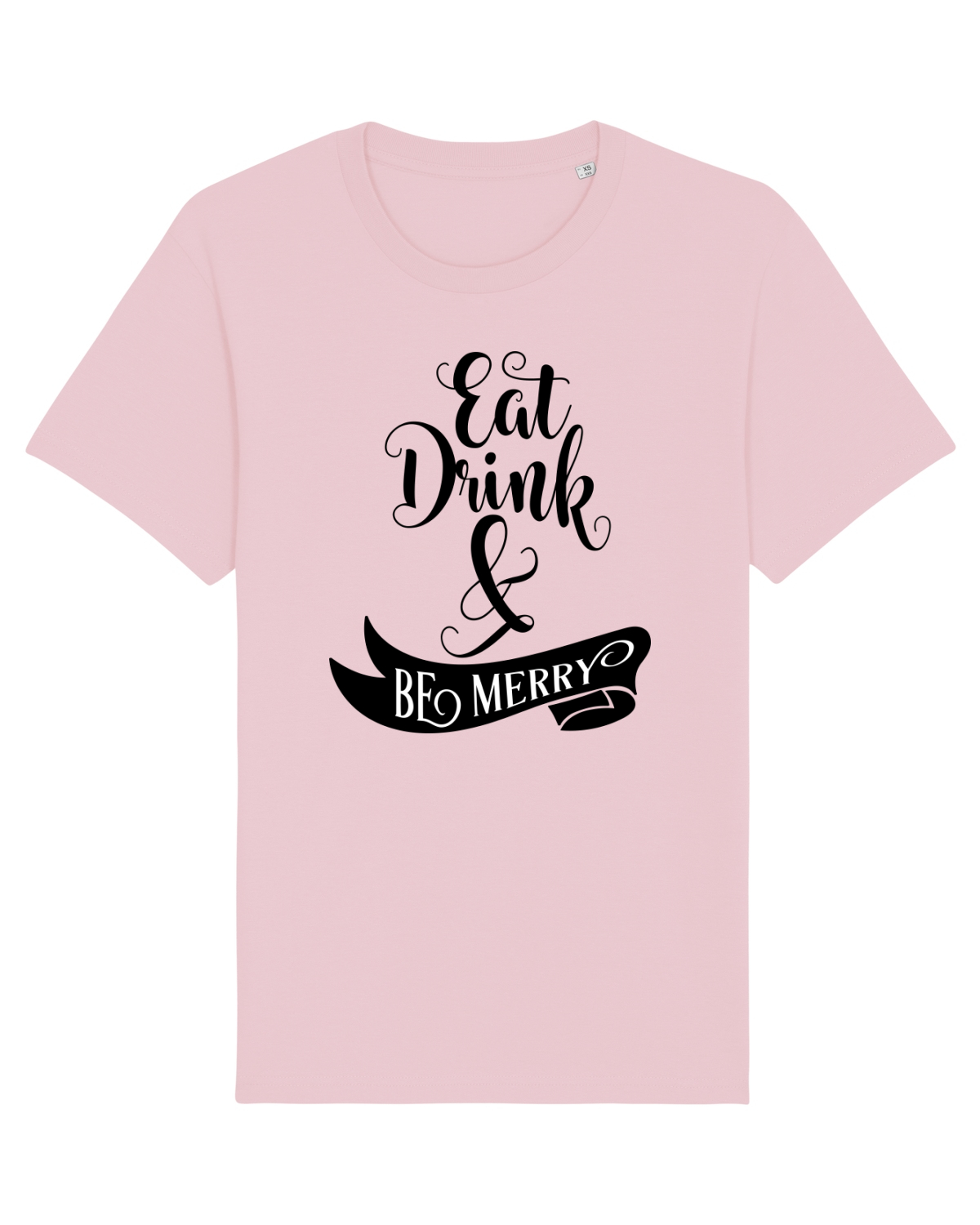 Tricou mânecă scurtă Unisex Rocker Cotton Pink
