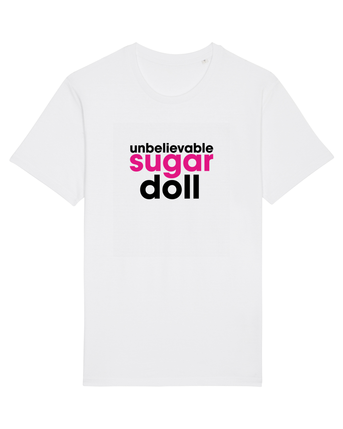 Tricou mânecă scurtă Unisex Rocker White