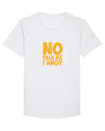 No talk me I angy Tricou mânecă scurtă guler larg Bărbat Skater