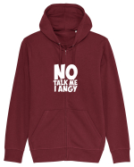 No talk me I angy Hanorac cu fermoar Unisex Connector