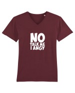 No talk me I angy Tricou mânecă scurtă guler V Bărbat Presenter
