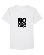 No talk me I angy Tricou mânecă scurtă guler larg Bărbat Skater