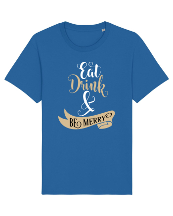 Bea, mănâncă și fii vesel Royal Blue
