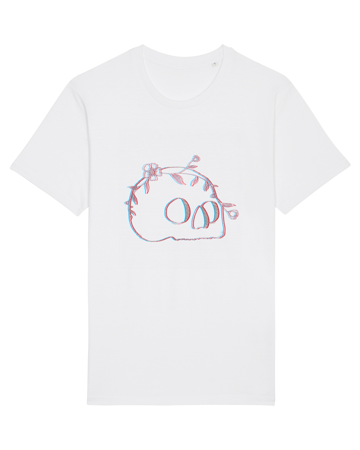 Tricou mânecă scurtă Unisex Rocker White