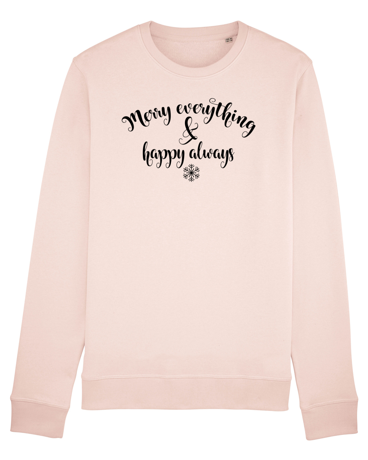 Bluză mânecă lungă Unisex Rise Candy Pink
