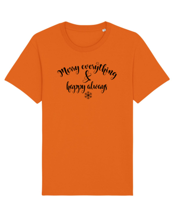 Vesel  din orice și fericit mereu Bright Orange