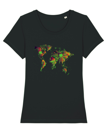 Circuit World Map Black