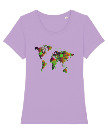 Circuit World Map Lavender Dawn
