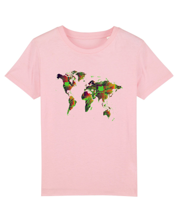 Circuit World Map Cotton Pink