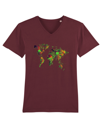 Circuit World Map Burgundy