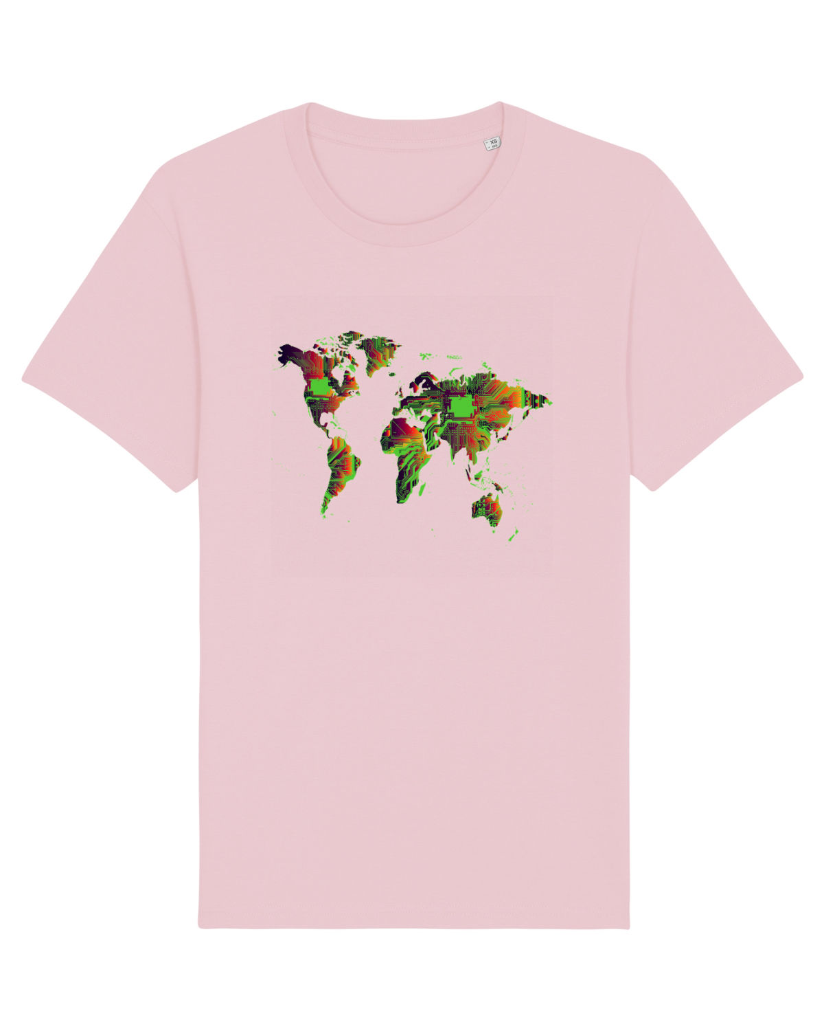 Tricou mânecă scurtă Unisex Rocker Cotton Pink