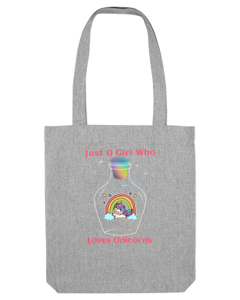 Just A Girl Who Loves Unicorns Heather Grey
