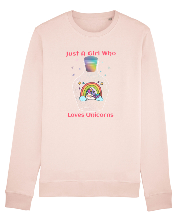 Just A Girl Who Loves Unicorns Candy Pink